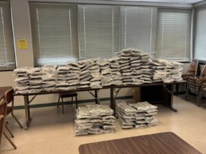 200 pounds of the more than 1,000 pounds of marijuana recovered by Hawaii Police Department Vice officers in 2025.
