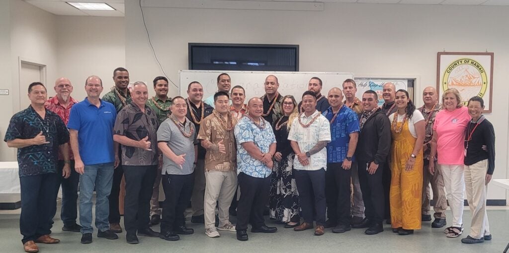 Group photo of police officer participants in October 2025 Crisis Intervention Team training.