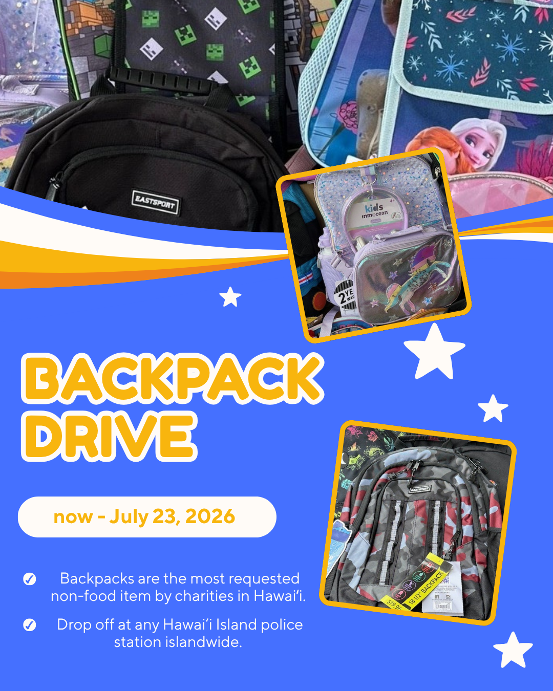 2026 Backpack drive