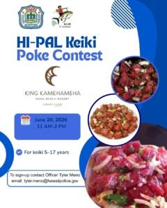 HI-PAL Keiki Poke Contest flier