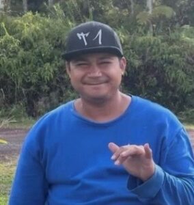 31-year-old Anthony Mangauil-Damore of Pāhoa, who has been reported missing and endangered.