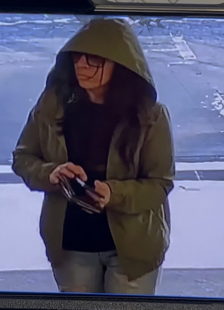 Suspect Carolyn Samson With Stolen Hyundai Kona