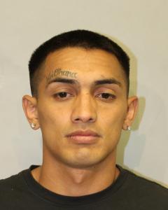 Mugshot of 30-year-old Keanu Kaikala Krause of Mountain View, who police charged with numerous offenses following a domestic dispute. 