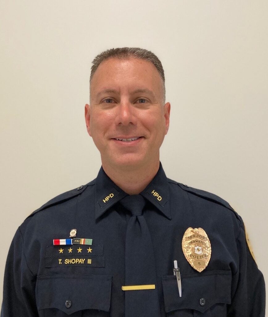 Assistant Chief Thomas Shopay in uniform