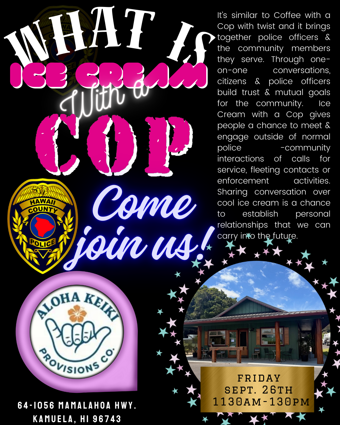 Ice Cream With a Cop