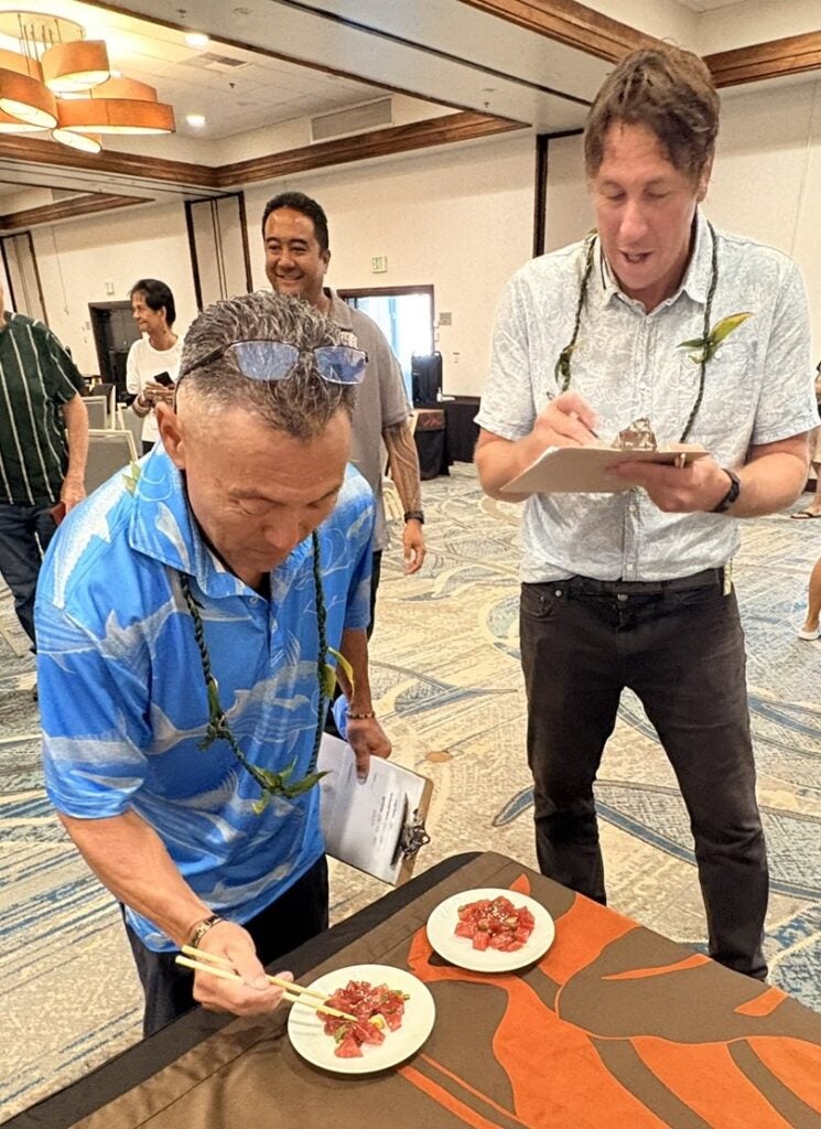 Sampling and judging poke