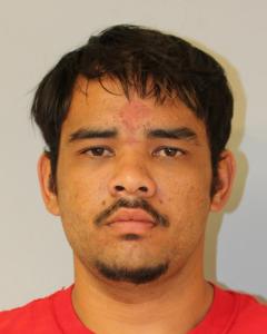 Photo of 23-year-old Tyler Napoleon who police arrested and charged with property and drug offenses.