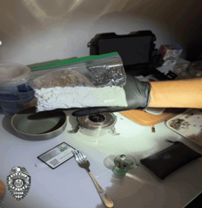 Some of the more than two pounds of illicit fentanyl recovered in 2025 by Hawai‘i PD